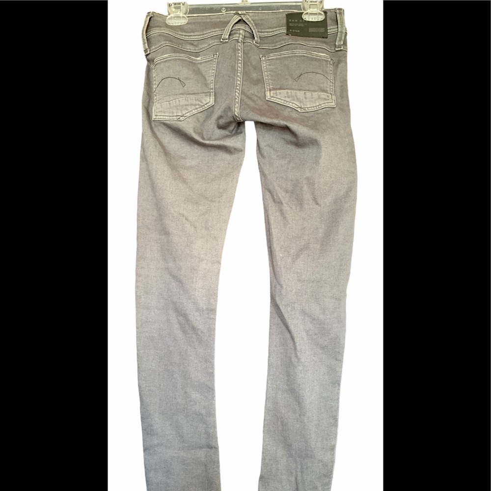 G Star Raw Grey Lynn Skinny Jeans 26/32 - Picture 3 of 7